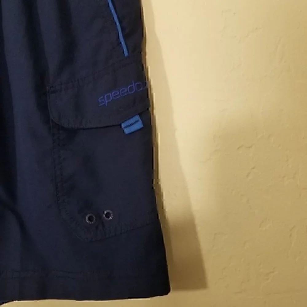 Speedo Athletic Swim Shorts Blue‎ Size L